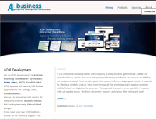 Tablet Screenshot of a4business.com